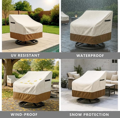 Outdoor Patio Chair Covers Waterproof, 28W x 33D x 38.5H inches Weather - Image 6