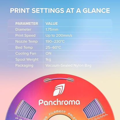 Polymaker Panchroma Celestial PLA Filament, Celestial Green 1.75mm 3D Printing - Image 5