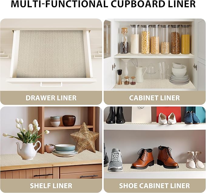 Shelf Liners for Cabinets-Drawer Liner Cabinet Liners for Shelves Kitchen - Image 4
