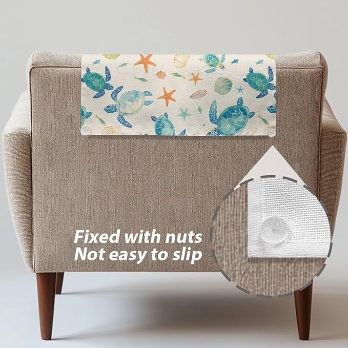 Headrest Protector for Sofa Anti-Slip Headrest Covers for Recliners Stain - Image 5