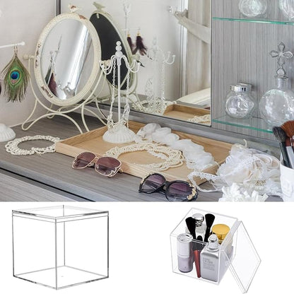 Acrylic Box Clear Acrylic Square Cube Display Case - Image 3