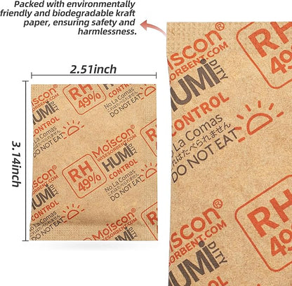 8g 49% Two-Way Humidity Packs for Wooden Instrument, 15 Pack Size 8 for Music - Image 3