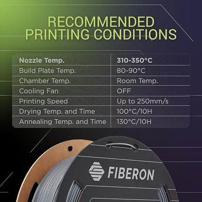 Polymaker Fiberon PPS-GF20 Filament 1.75mm 3kg Spool, Extreme Heat Resistance - Image 5