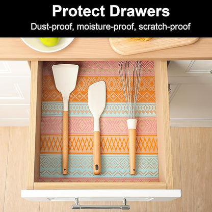 Cooyes Shelf and Drawer Liners for Kitchen Cabinets, Non Adhesive Cabinet Liner - Image 3