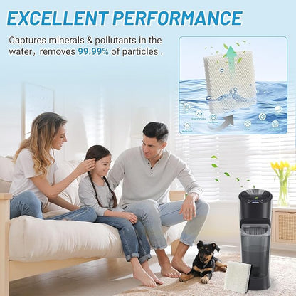 Lemige 6 Pack Humidifier Wicking HFT600 Filters T Compatible - Image 3