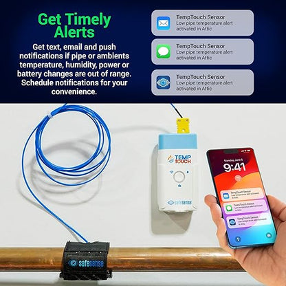 TempTouch WiFi Clamp Temperature and Humidity Sensor, Smart Thermometer - Image 9