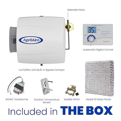 AprilAire 500 Whole-House Humidifier, Automatic Compact Furnace Humidifier - Image 5