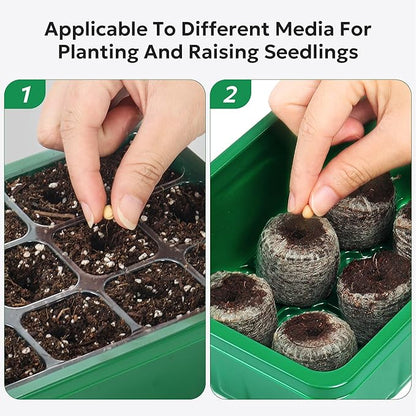 MIXC 10 Packs Seed Starter Tray Seed Starter Kit - Image 6