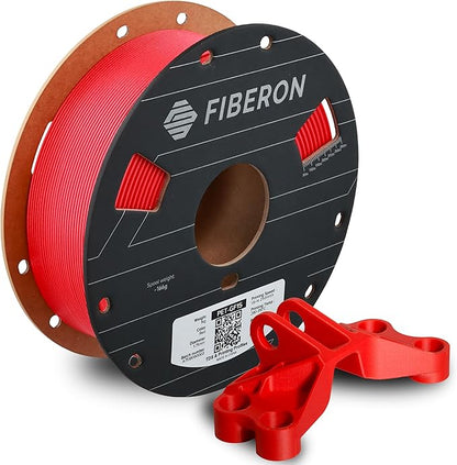 Polymaker Fiberon Red PET-GF15 3D Printer Filament 1.75mm 1KG, 15% Glass Fiber by Polymaker