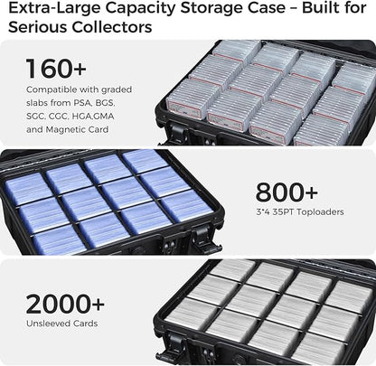 Graded Card Case Storage Box – Extra Large Trading Card Storage Box - Image 4
