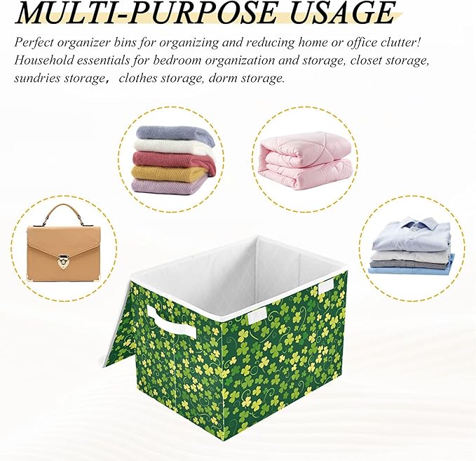 xigua St. Patrick's Day Storage Bins - Image 7