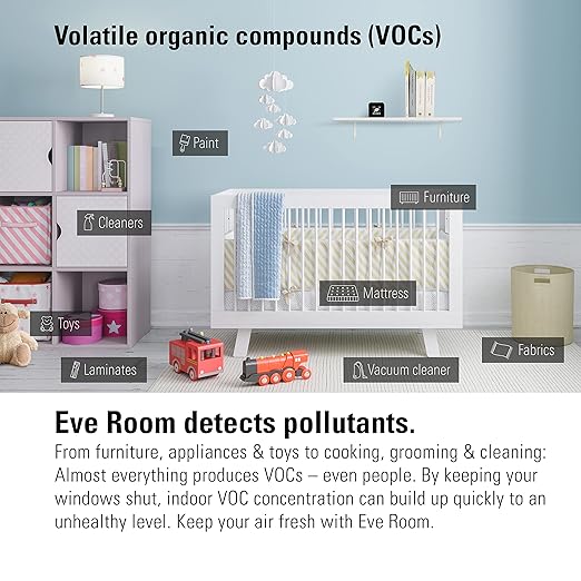 Eve Room - Indoor air Quality Sensor to Monitor air Quality, Temperature & - Image 4