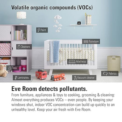Eve Room - Indoor air Quality Sensor to Monitor air Quality, Temperature & - Image 4