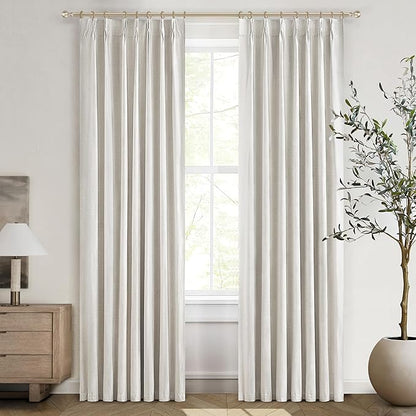 Unique 78 Inch Pinch Pleated Curtains Blackout by QJMYDECO