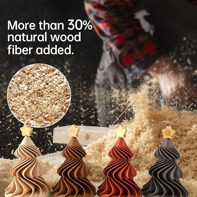Blackwalnut PLA Filament 1.75mm 3D Printer Filament, Priline Blackwalnut - Image 2