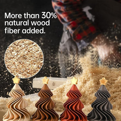 Blackwalnut PLA Filament 1.75mm 3D Printer Filament, Priline Blackwalnut - Image 2