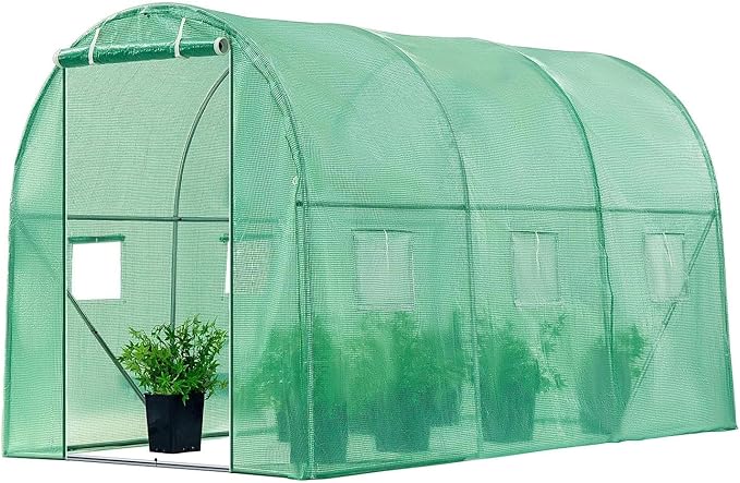 VIVOSUN 10x7x7 Ft. Large Walk in Greenhouse, Garden Plant Hot House by VIVOSUN