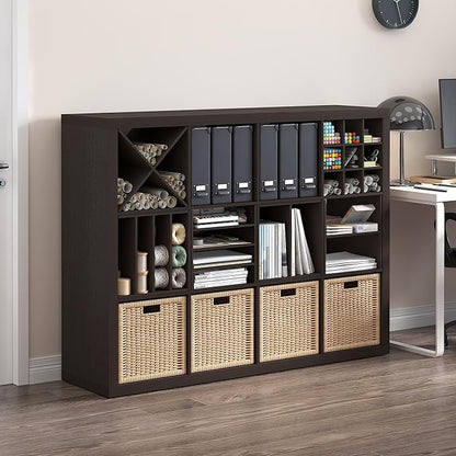 Furinno Cubicle Cube Insert, 9-Compartment Cube Organizer, Geometric Shelf - Image 2