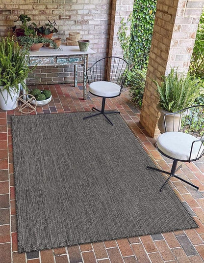 Unique Loom Outdoor Solid Collection Area Rug by UniqueLoom