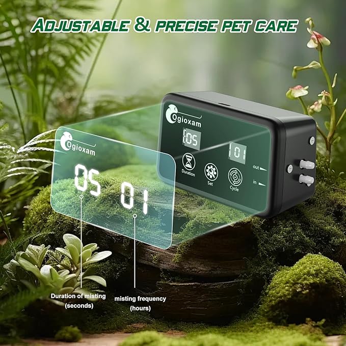 Automatic Reptile Mister System, Reptile Humidifiers Smart Misting System - Image 5