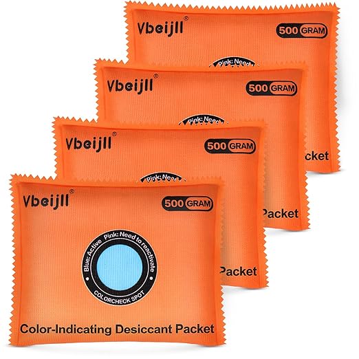 500 Gram Color-Indicating Desiccant Packs by Vbeijll