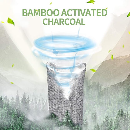 6 Pack Bamboo Charcoal Air Purifying Bag, Activated Charcoal Bags Odor Absorber - Image 4