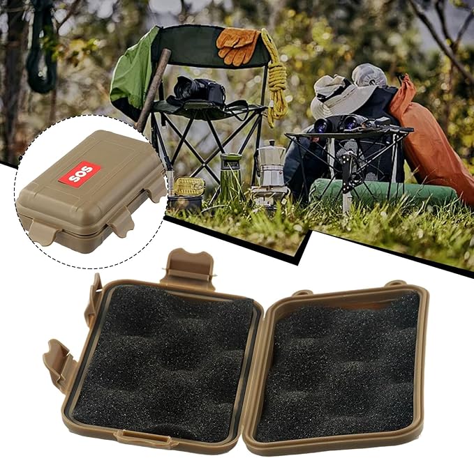 Airtight Waterproof Storage Container, Portable Outdoor Survival Box, - Image 4
