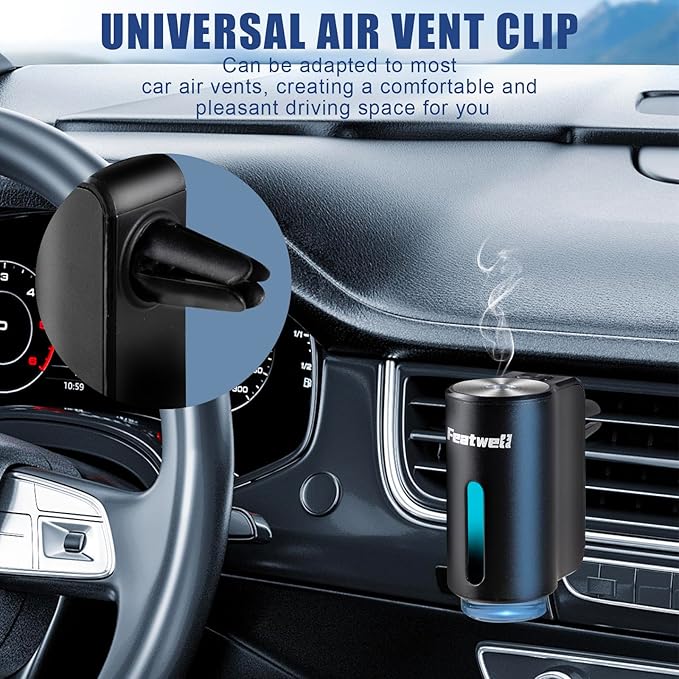 FeatWell Car Aromatherapy/Fragrance car Air fresheners/Humidifier Essential Oil - Image 4