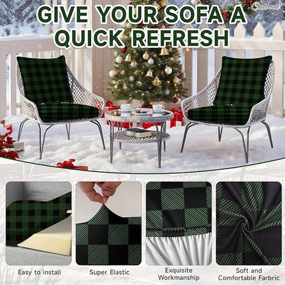8Pcs High Elastic Sofa Seat Cushion Cover - Image 3