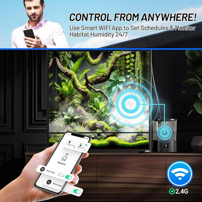 REPTI ZOO Smart WiFi Reptile Fogger - Image 2