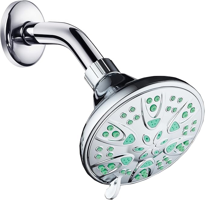AquaDance Antimicrobial – Anti-Clog High-Pressure 6-Setting Shower Head - Image 4