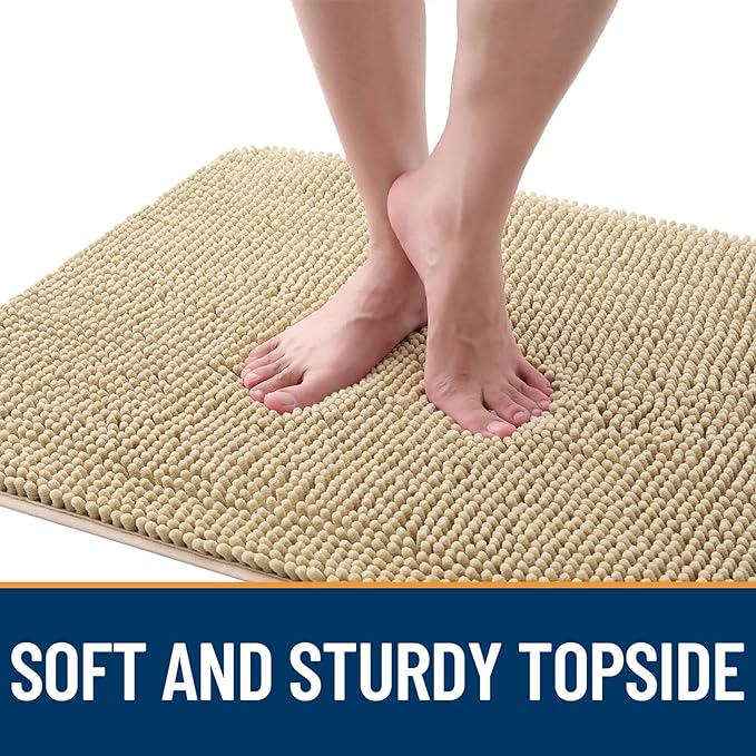 OLANLY Dog Door Mat for Muddy Paws 59x20, Absorbs Moisture and Dirt, Absorbent - Image 4