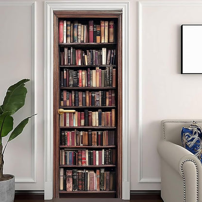 3D Door Stickers, Peel and Stick Vinyl Wallpaper ，Self-Adhesive Mural - Image 2
