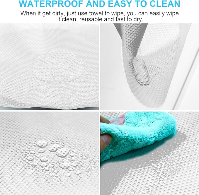 8 PCS Refrigerator Mats, EVA Refrigerator Liners - Image 4