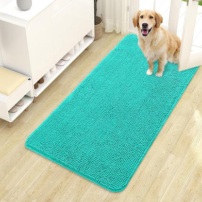OLANLY Dog Door Mat for Muddy Paws 44x24, Absorbs Moisture and Dirt, Absorbent by OLANLY
