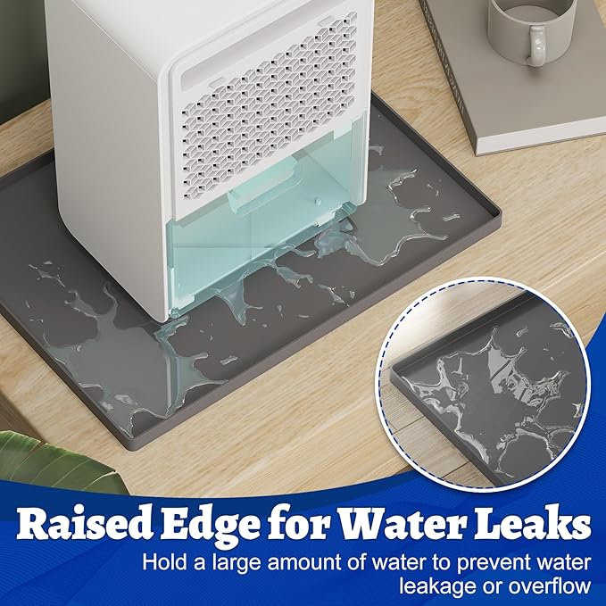 Dehumidifier Mat for Home Dehumidifiers, Mini Dehumidifier Drain Pan Prevent - Image 5