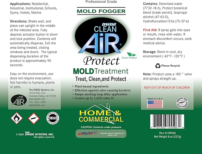 Protect™ Home & Commercial Mold-Treatment Plant-Based Mold-Odor Remover Fogger - Image 4