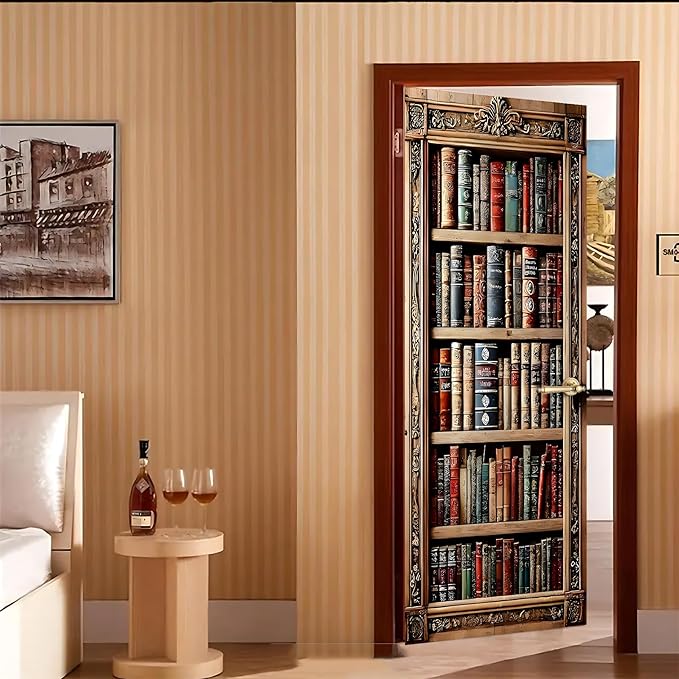 3D Door Stickers, Peel and Stick Vinyl Wallpaper, Self-Adhesive Mural - Image 7