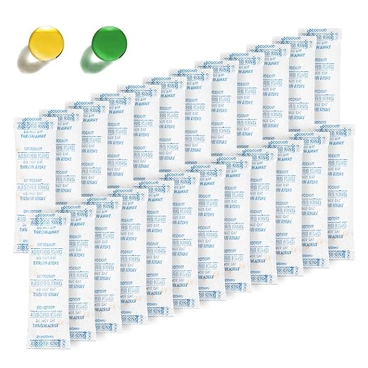 Moisture Absorbers – 250 Packs 5 Gram Silica Gel Packs Food Grade Desiccant by ABSORBKING