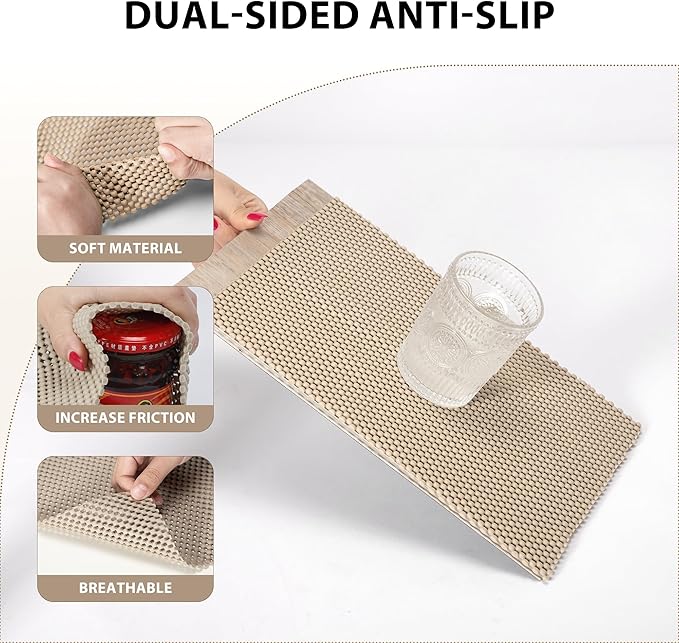 Shelf Liners for Cabinets-Drawer Liner Cabinet Liners for Shelves Kitchen - Image 3