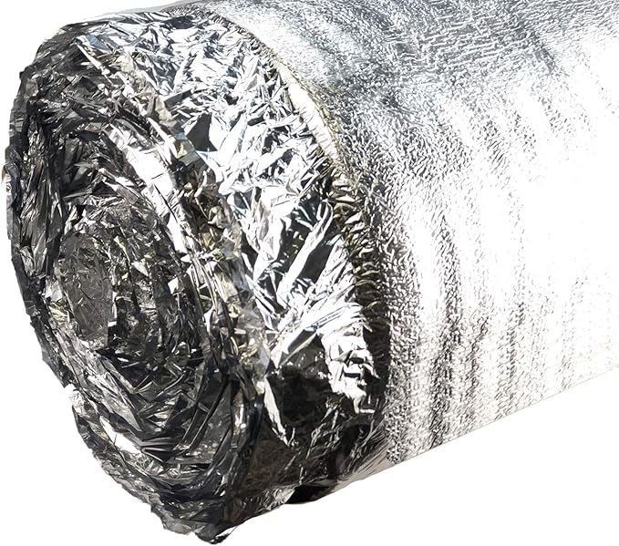 AMERIQUE AMSVPD2M600 600SQFT Chrome Silver 600 SQFT Premium Floor Underlayment - Image 2