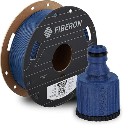 Polymaker Fiberon ASA-CF08 Navy Blue Carbon Fiber 3D Printing Filament 1.75mm by Polymaker