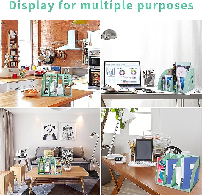 Marte Vanci Magazine File Holder Vertical PP Folder Book Desktop Organizer - Image 5