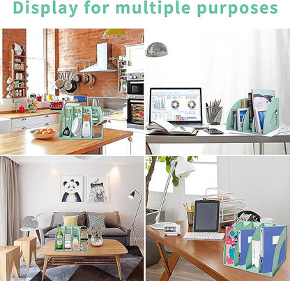 Marte Vanci Magazine File Holder Vertical PP Folder Book Desktop Organizer - Image 5