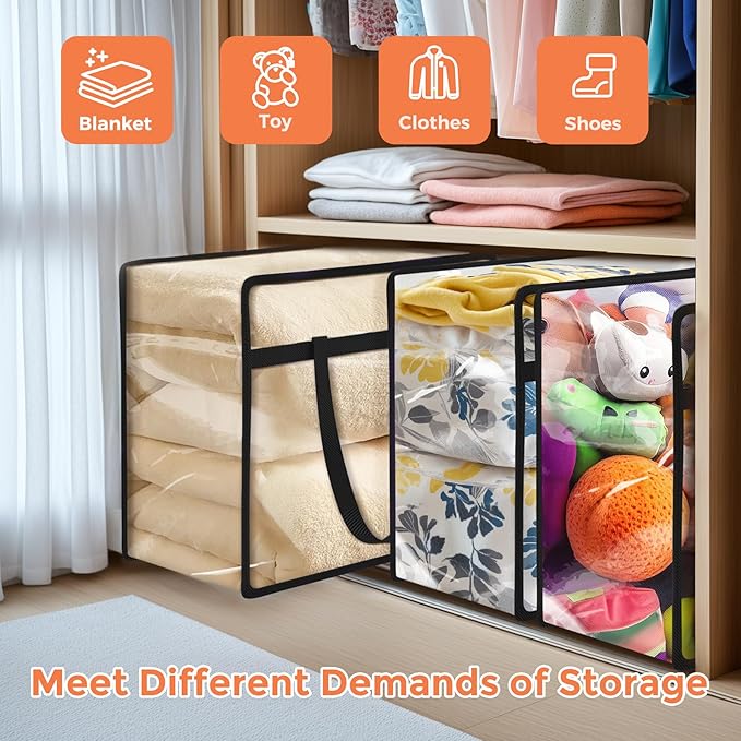 Budding Joy Clear Zippered Storage Bags - Image 4