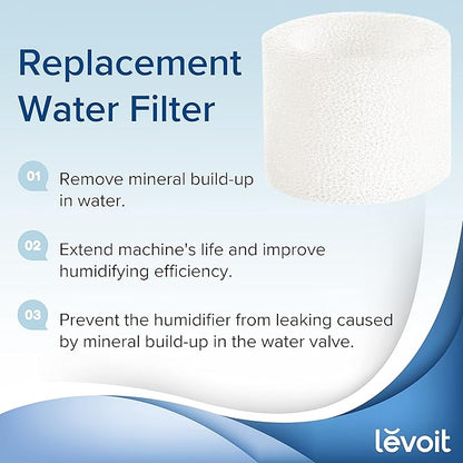 LEVOIT 10-Pack Top Fill Humidifier Replacement Filters, Capture Particles to - Image 2