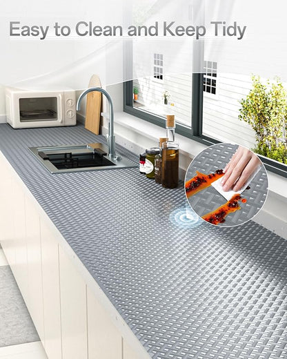 Shelf and Drawer Liner for Kitchen Cabinet, Non-Adhesive 24in x 360in - Image 7