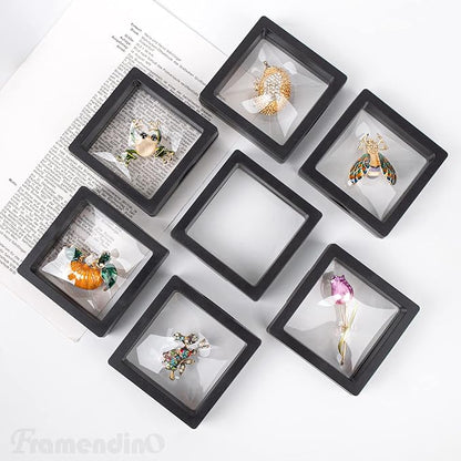 Framendino, 20 Pack Black 3D Floating Frame Display Case Challenge Coin - Image 6