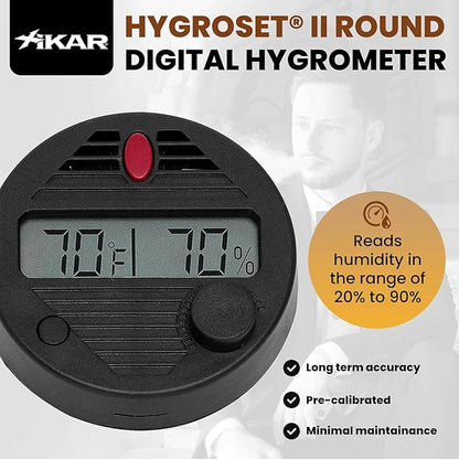 HygroSet II Round Adjustable Digital Hygrometer - Image 5