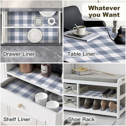 Shelf Drawer Liner for Kitchen Cabinets Non-Adhesive, 17.5In x 20FT Non-Slip - Image 7